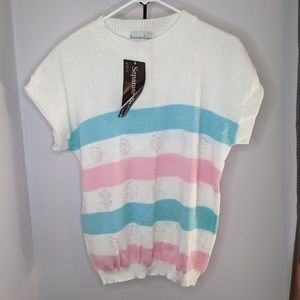 Separate Scene Easter short sleeve sweater